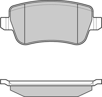 E.T.F. 12-1227 - Brake Pad Set, disc brake autospares.lv