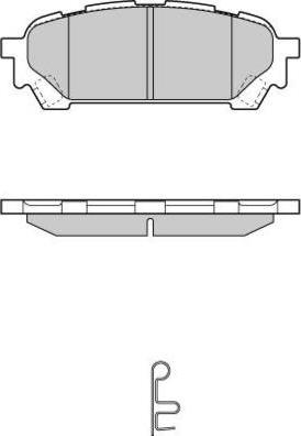 E.T.F. 12-1270 - Brake Pad Set, disc brake autospares.lv