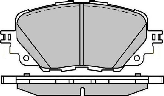 BENDIX BPD1880 - Brake Pad Set, disc brake autospares.lv