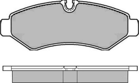 E.T.F. 12-1738 - Brake Pad Set, disc brake autospares.lv