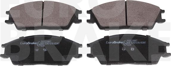 Eurobrake 5502229967 - Brake Pad Set, disc brake autospares.lv