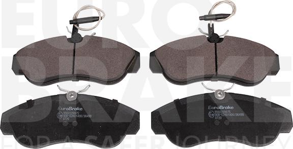 Eurobrake 5502229975 - Brake Pad Set, disc brake autospares.lv