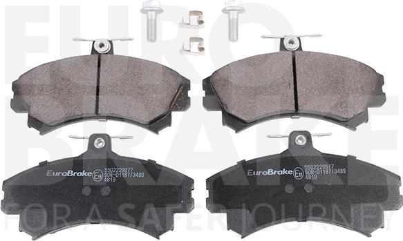 Eurobrake 5502229977 - Brake Pad Set, disc brake autospares.lv