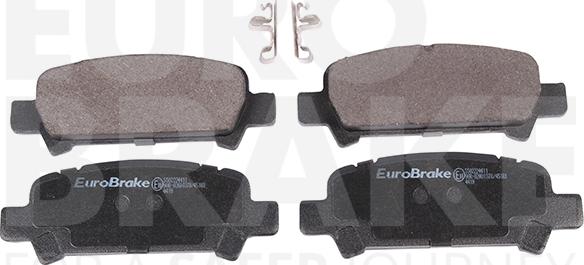 Eurobrake 5502224411 - Brake Pad Set, disc brake autospares.lv