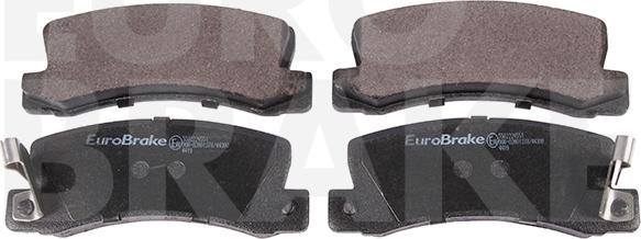 Eurobrake 5502224551 - Brake Pad Set, disc brake autospares.lv