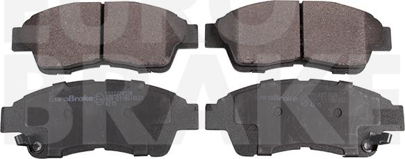 Eurobrake 5502224528 - Brake Pad Set, disc brake autospares.lv