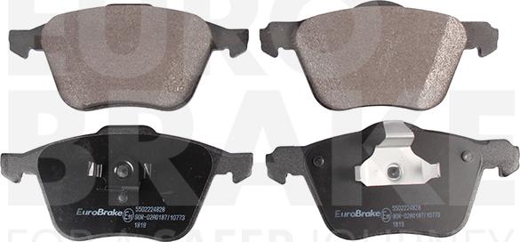 Eurobrake 5502224828 - Brake Pad Set, disc brake autospares.lv