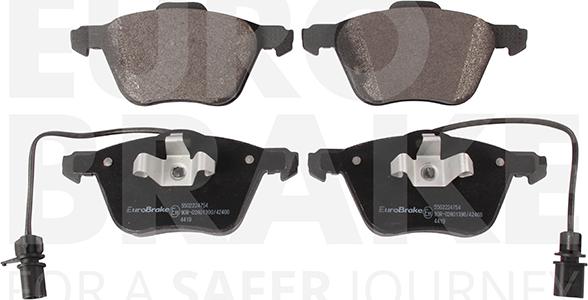 Eurobrake 5502224754 - Brake Pad Set, disc brake autospares.lv