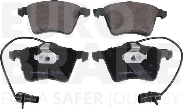 Eurobrake 5502224769 - Brake Pad Set, disc brake autospares.lv