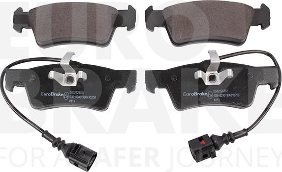 Eurobrake 5502224767 - Brake Pad Set, disc brake autospares.lv