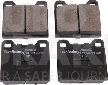 Eurobrake 5502224705 - Brake Pad Set, disc brake autospares.lv