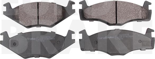 Eurobrake 5502224716 - Brake Pad Set, disc brake autospares.lv