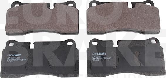 Eurobrake 55022247115 - Brake Pad Set, disc brake autospares.lv