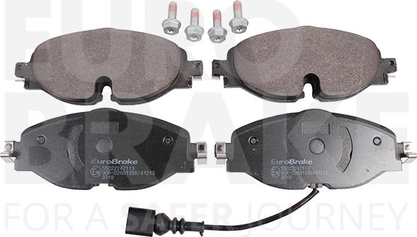 Eurobrake 55022247113 - Brake Pad Set, disc brake autospares.lv