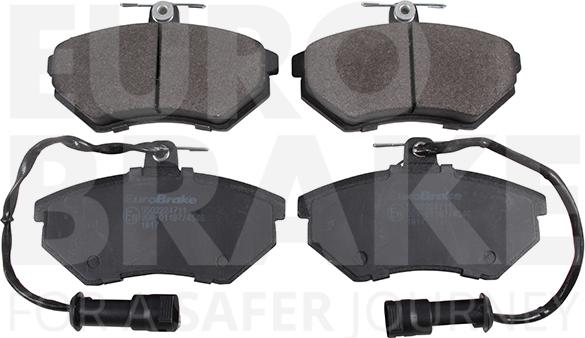 Eurobrake 5502224711 - Brake Pad Set, disc brake autospares.lv