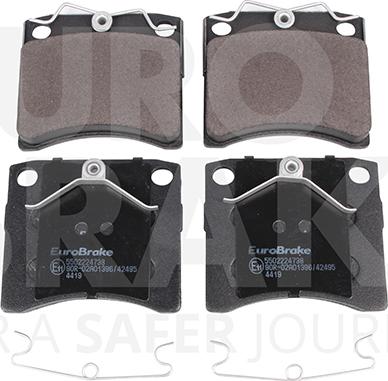 Eurobrake 5502224738 - Brake Pad Set, disc brake autospares.lv