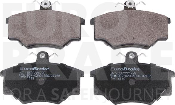 Eurobrake 5502224723 - Brake Pad Set, disc brake autospares.lv