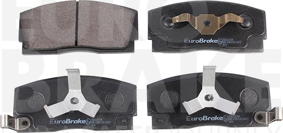 Eurobrake 5502225104 - Brake Pad Set, disc brake autospares.lv