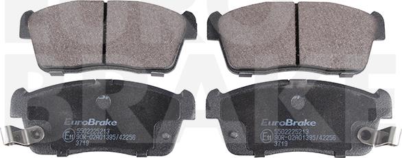 Eurobrake 5502225213 - Brake Pad Set, disc brake autospares.lv