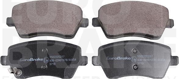 Eurobrake 5502225217 - Brake Pad Set, disc brake autospares.lv