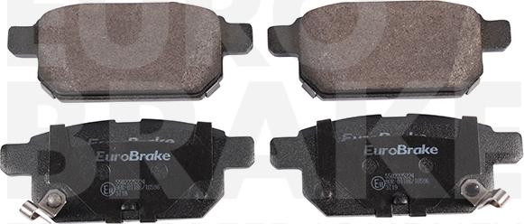 Eurobrake 5502225224 - Brake Pad Set, disc brake autospares.lv