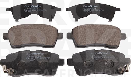 Eurobrake 5502225228 - Brake Pad Set, disc brake autospares.lv