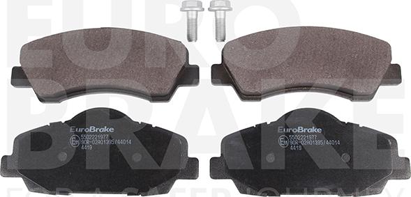 Eurobrake 5502221977 - Brake Pad Set, disc brake autospares.lv