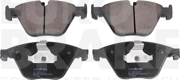 Eurobrake 5502221547 - Brake Pad Set, disc brake autospares.lv