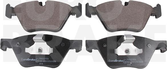 Eurobrake 5502221553 - Brake Pad Set, disc brake autospares.lv