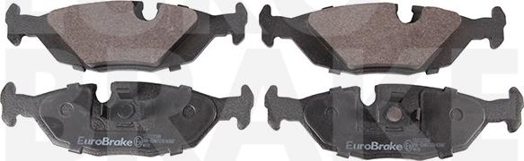 Eurobrake 5502221509 - Brake Pad Set, disc brake autospares.lv