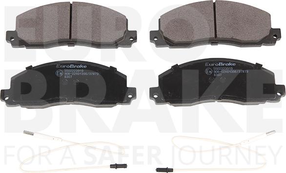 Eurobrake 5502223919 - Brake Pad Set, disc brake autospares.lv