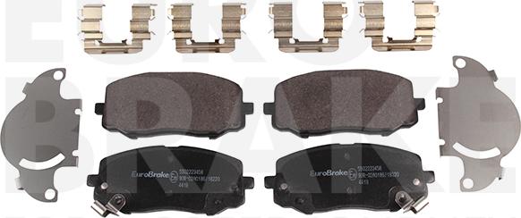 Eurobrake 5502223458 - Brake Pad Set, disc brake autospares.lv