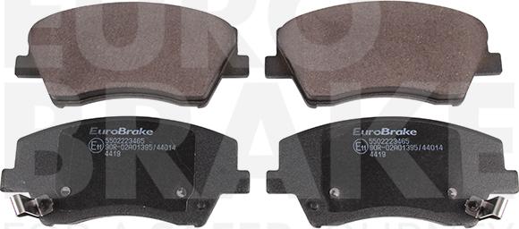 Eurobrake 5502223465 - Brake Pad Set, disc brake autospares.lv