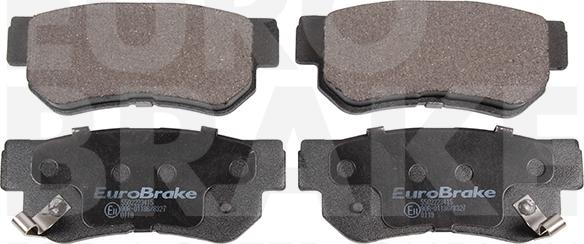 Eurobrake 5502223415 - Brake Pad Set, disc brake autospares.lv