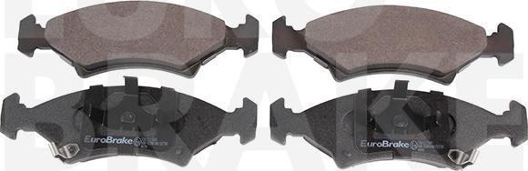 Eurobrake 5502223501 - Brake Pad Set, disc brake autospares.lv