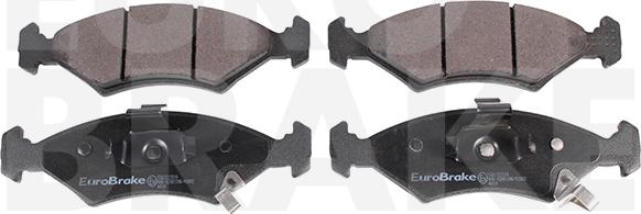 Eurobrake 5502223519 - Brake Pad Set, disc brake autospares.lv