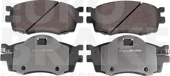 Eurobrake 5502223520 - Brake Pad Set, disc brake autospares.lv