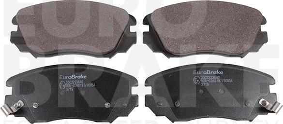 Eurobrake 5502223640 - Brake Pad Set, disc brake autospares.lv