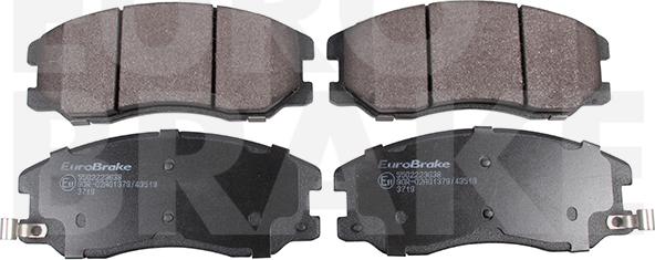 Eurobrake 5502223638 - Brake Pad Set, disc brake autospares.lv