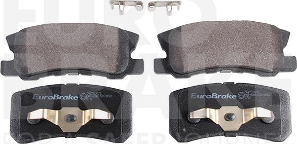 Eurobrake 5502223025 - Brake Pad Set, disc brake autospares.lv
