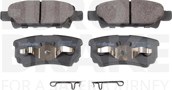 Eurobrake 5502223027 - Brake Pad Set, disc brake autospares.lv