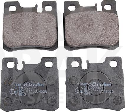 Eurobrake 5502223315 - Brake Pad Set, disc brake autospares.lv