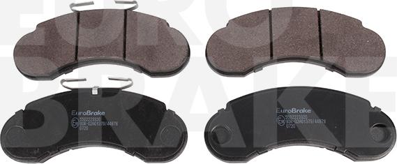 Eurobrake 5502223320 - Brake Pad Set, disc brake autospares.lv