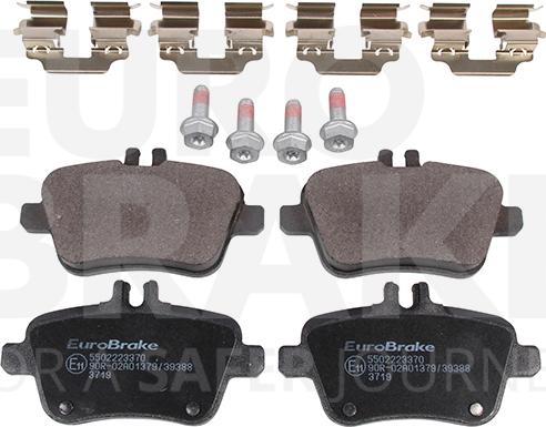 Eurobrake 5502223370 - Brake Pad Set, disc brake autospares.lv