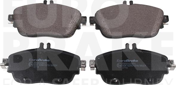 Eurobrake 5502223371 - Brake Pad Set, disc brake autospares.lv