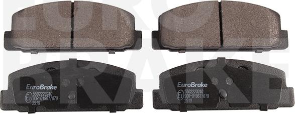 Eurobrake 5502223240 - Brake Pad Set, disc brake autospares.lv