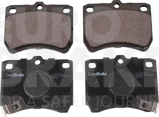 Eurobrake 5502223230 - Brake Pad Set, disc brake autospares.lv