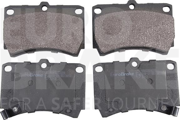 Eurobrake 5502223220 - Brake Pad Set, disc brake autospares.lv