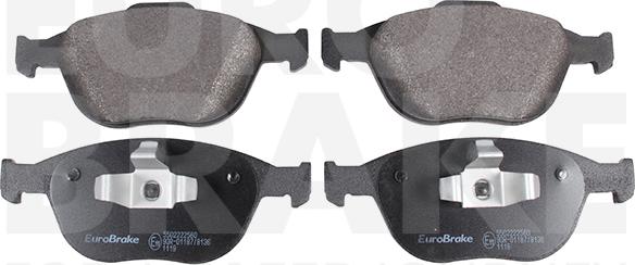 Eurobrake 5502222560 - Brake Pad Set, disc brake autospares.lv