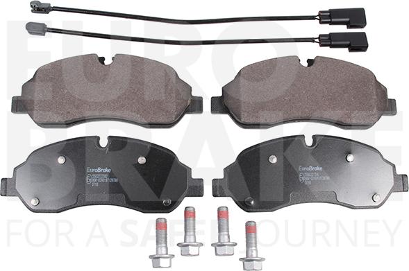 Eurobrake 5502222582 - Brake Pad Set, disc brake autospares.lv